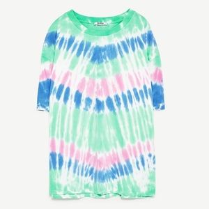 zara | pastel tye dye t shirt